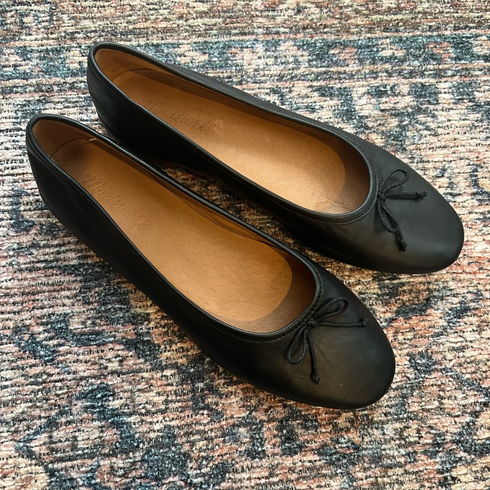 Madewell black ballet flat